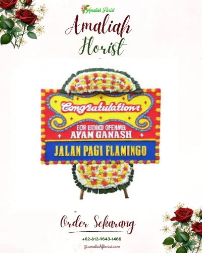 Bunga Papan Congratulation di Banjarasri